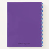 Lofty Weasel Spiral Notitieboek (Paars) (Achterkant)