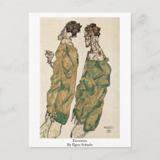 lofzang van Egon Schiele Briefkaart