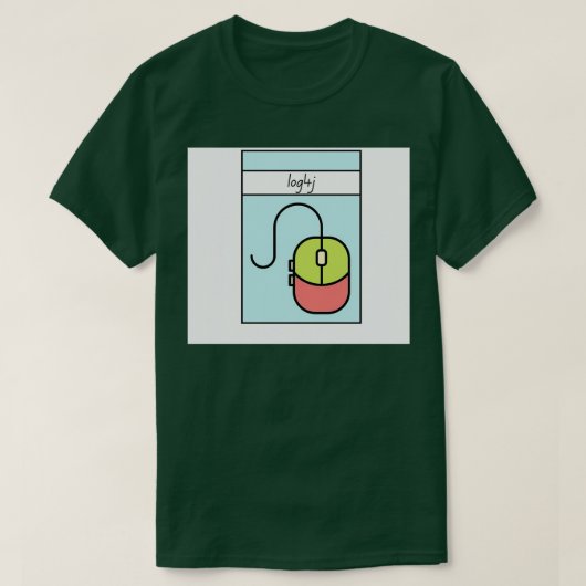 Log4j Hacker Programmer T-shirt (Design voorkant)