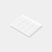 log 4 kolommen Multipurpose Record Log Post-it® Notes (Schuin)