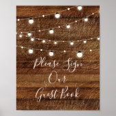 Log 8x10 in ons gastboek poster (Voorkant)