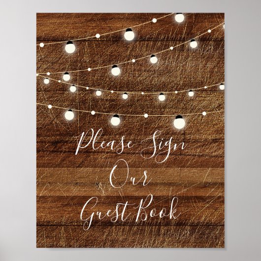 Log 8x10 in ons gastboek poster (Voorkant)