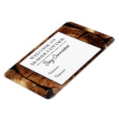 Log Cabin Airbnb Vacation Rental Wifi Magnet Magneet (Linkerzijde)