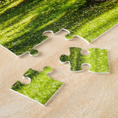 Log Cabin Alaska Jigzaag Puzzle Legpuzzel (Zijkant)