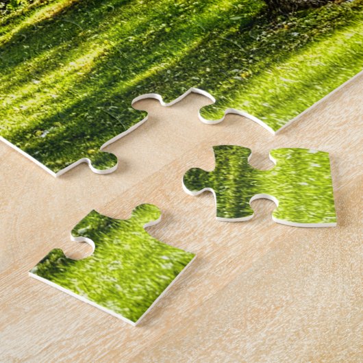 Log Cabin Alaska Jigzaag Puzzle Legpuzzel (Zijkant)