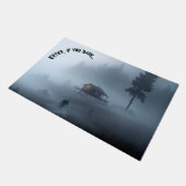 Log Cabin bij het Haunted Lake Deurmat (Schuin)