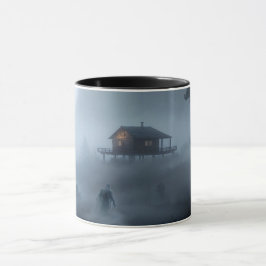 Log Cabin bij het Haunted Lake Mok