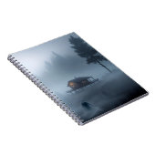 Log Cabin bij het Haunted Lake Notitieboek (Rechterzijde)