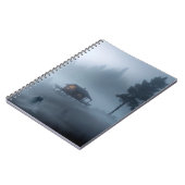 Log Cabin bij het Haunted Lake Notitieboek (Linkerzijde)