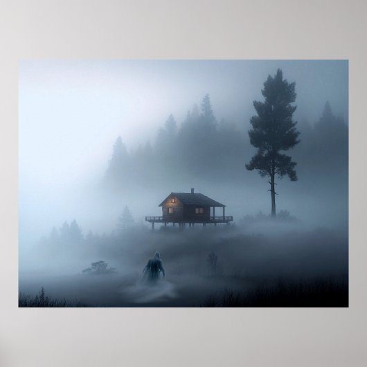 Log Cabin bij het Haunted Lake Poster (Voorkant)