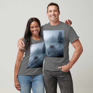 Log Cabin bij het Haunted Lake T-shirt