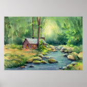LOG CABIN DOOR SHARON SHARPE POSTER (Voorkant)