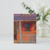 Log Cabin Home Briefkaart (Staand voorkant)