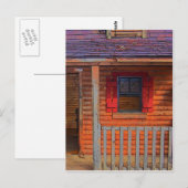 Log Cabin Home Briefkaart (Voorkant / Achterkant)