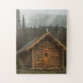 LOG CABIN HOUSE JIGSAW PUZZZLE LEGPUZZEL (Verticaal)