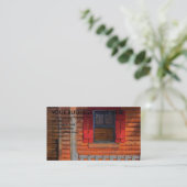 Log Cabin House Visitekaartje (Staand voorkant)