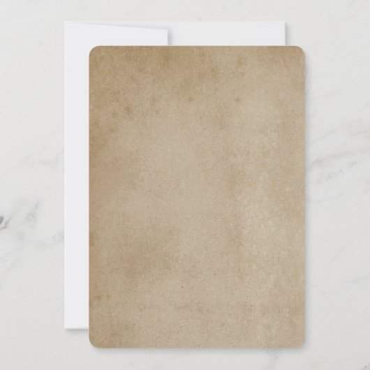 Log Cabin Mountains rustieke bruiloft uitnodiging (Achterkant)