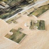 LOG CABIN PAINTING JIGSAW PUZZLE EENVOUDIG LEGPUZZEL (Zijkant)