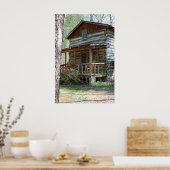 Log Cabin Poster (Keuken)