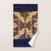 Log Cabin quilt Bad Handdoek (Handdoek)