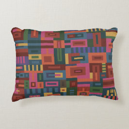 Log Cabin Quilt Patroon Rechthoek Accent Kussen