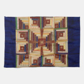 Log Cabin quilt Theedoek (Horizontaal)
