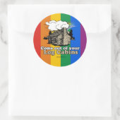 LOG CABIN REPUBLICANS RONDE STICKER (Tas)