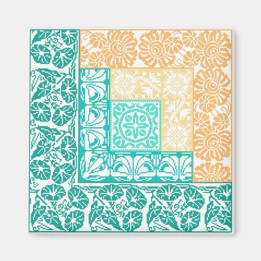 Log Cabin Summer Magneet (Voorkant)