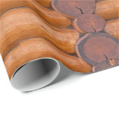 Log Cabin Wall Cadeaupapier (Rol Hoek)
