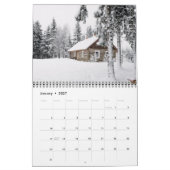 Log Cabin Whispers: Een jaar van rustieke Retraite Kalender (Jan 2027)
