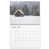 Log Cabin Whispers: Een jaar van rustieke retraite Kalender (Feb 2026)