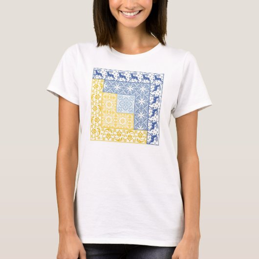Log Cabin Winter T-shirt (Voorkant)