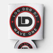 Log Dog DJ Can Holder Blikjeskoeler (Voorkant)