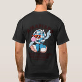 Log drum baslijn liefhebber t-shirt (Achterkant)