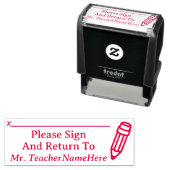 "Log en keer terug naar" en noem Rubberstempel Zelfinktende Stempel (In situ)