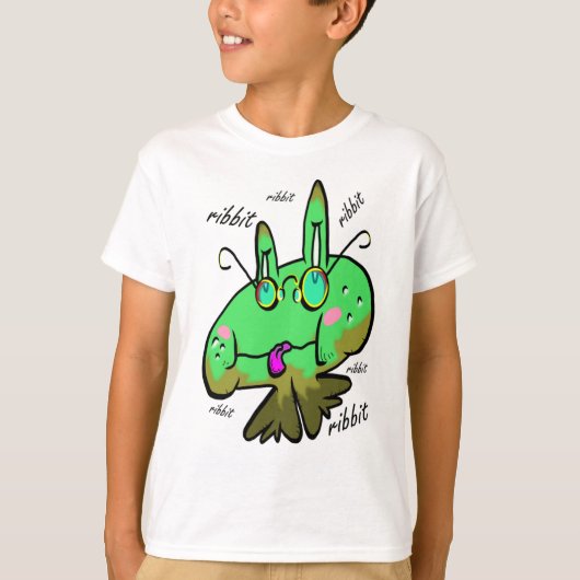 Log Frog Ribbit 3 k T-shirt (Voorkant)