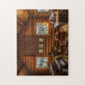 LOG HOUSE LICIET JIGSAW PUZZZLE LEGPUZZEL (Verticaal)