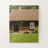 LOG HOUSE TINY HOUSE JIGSAW PUZZZLE LEGPUZZEL (Verticaal)