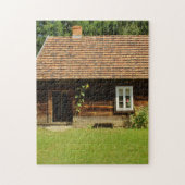 LOG HOUSE TINY HOUSE JIGSAW PUZZZLE LEGPUZZEL (Verticaal)