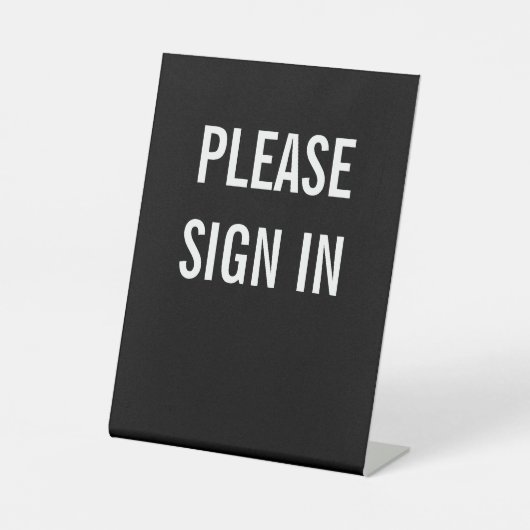 LOG IN RECLAMEBORD MET VOETSTUK (Voorkant)