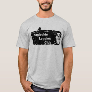 log,                       InglesideLoggingClub  T-shirt