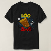 Log Inspired by Ren And Stimpy Classic T-Shirt (Design voorkant)