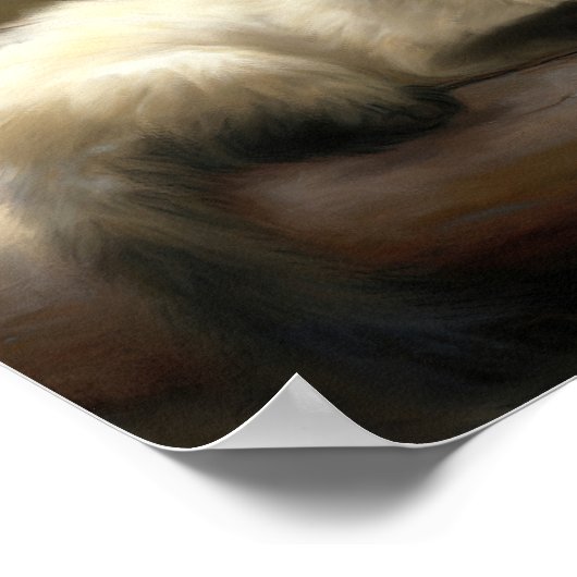 Log Lounger Siamese Kitten Poster (Hoek)