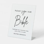 Log ons eBay-abonnement Bijbelwedstrijd in Reclamebord Met Voetstuk (Voorkant)