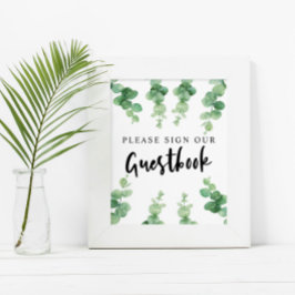 Log ons eBay-estbook Eucalyptus Weddenschap Poster