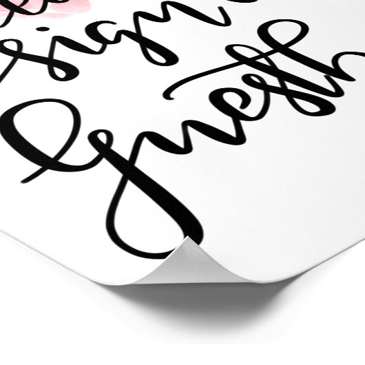 Log ons handboek Floral Weddenschap in Poster (Hoek)