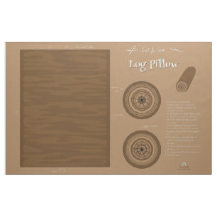 Log Pillow - Cut and Sew Stof