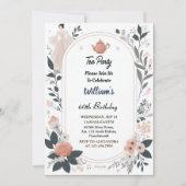 Log Royal Chic Volwassen Fairy Tea Party 50ste ver Kaart (Voorkant)