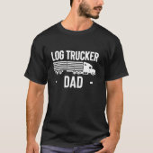 Log Trucker Mom Moederdag Log Tree Trucker T-shirt (Voorkant)