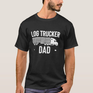 Log Trucker Mom Moederdag Log Tree Trucker T-shirt